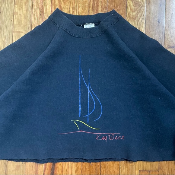 Vintage Key West Cropped Crewneck Sweatshirt - Picture 2 of 4